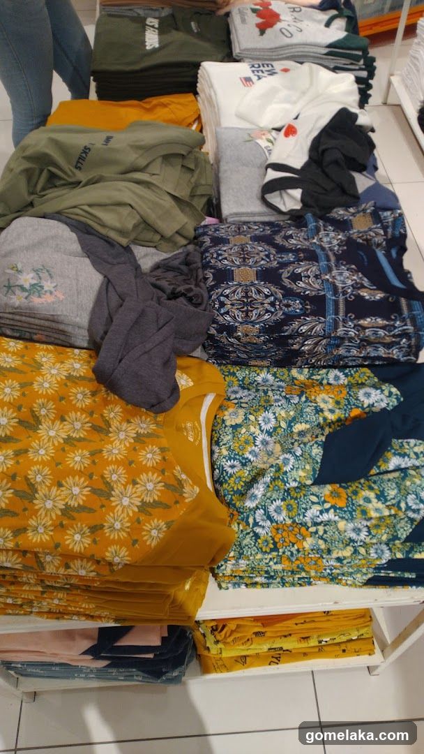 Clothing Display in Retail Store