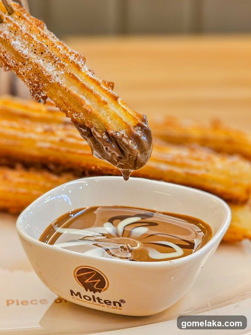 Churro with Chocolate Dip