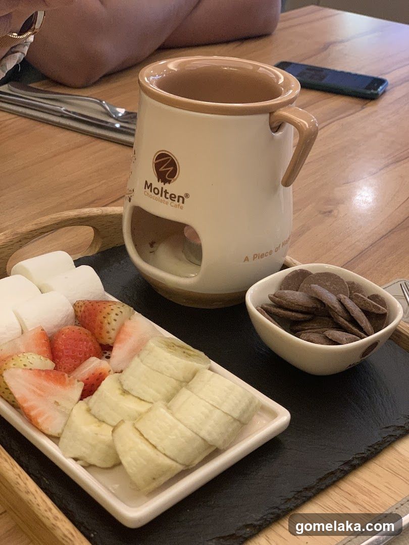 Chocolate Fondue Setup