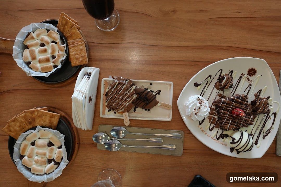 Tabletop dessert spread