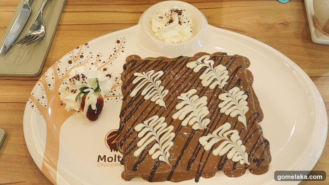 Chocolate Dessert Plate