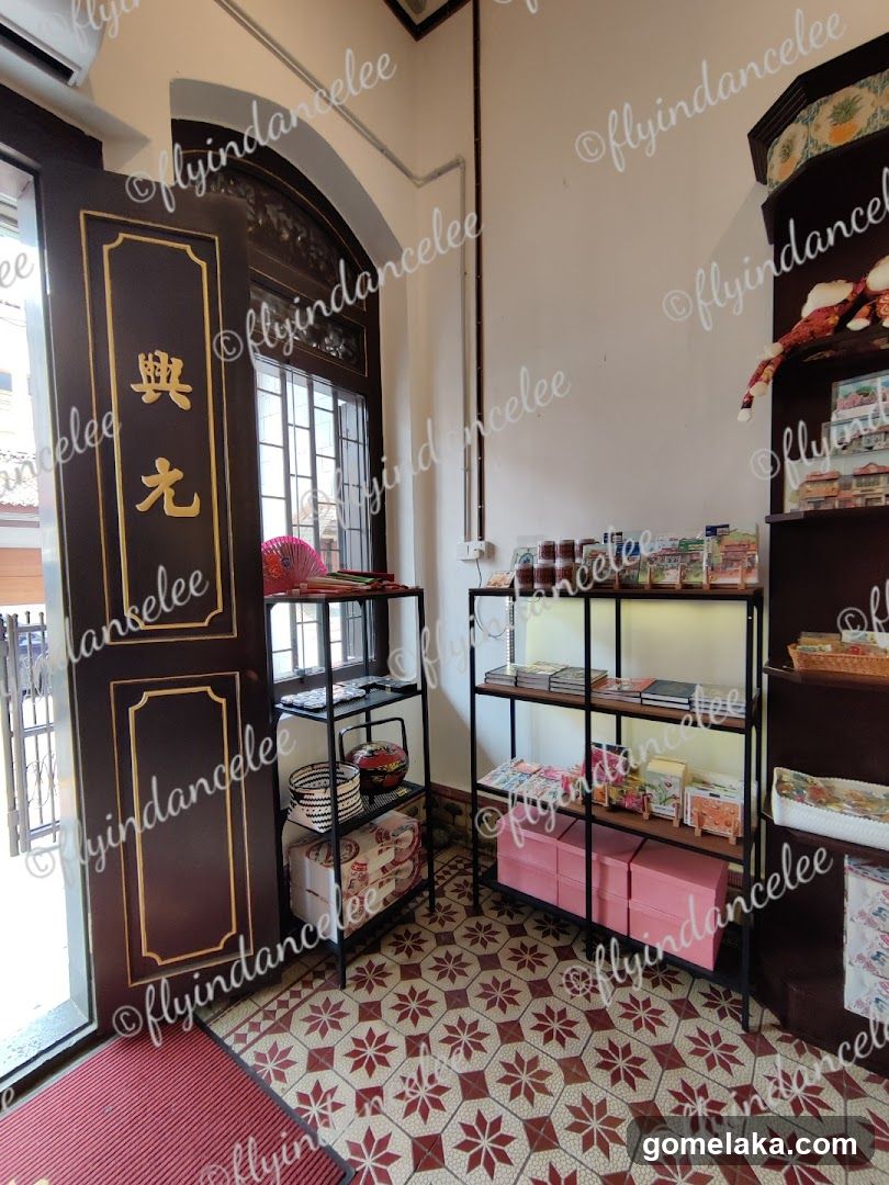 Interior of a shop with traditional decor