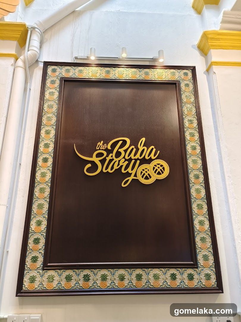 The Baba Story sign