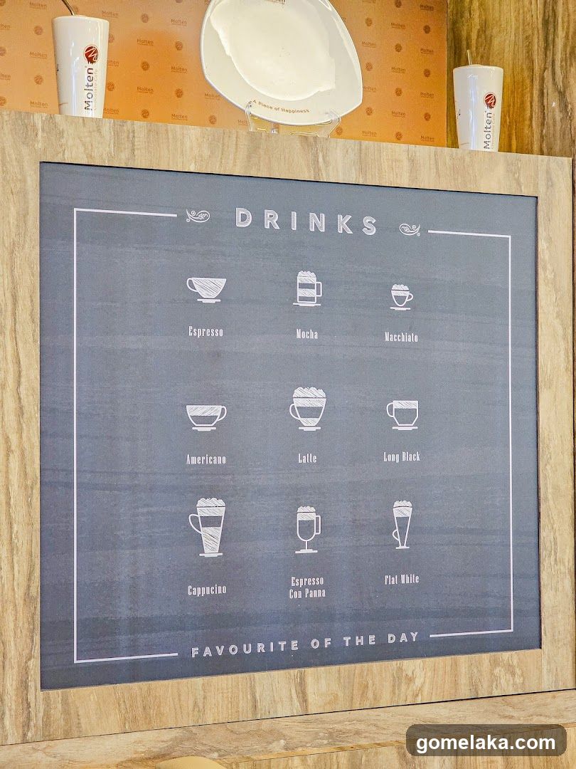 Drinks Menu