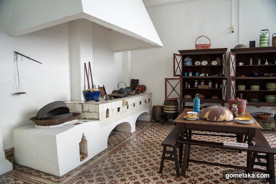 Interior of a traditional kitchen