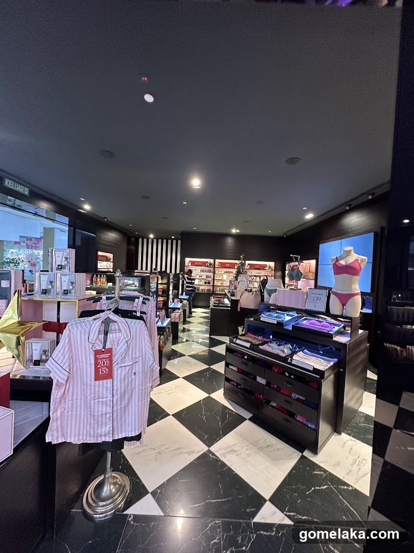 Interior of retail store