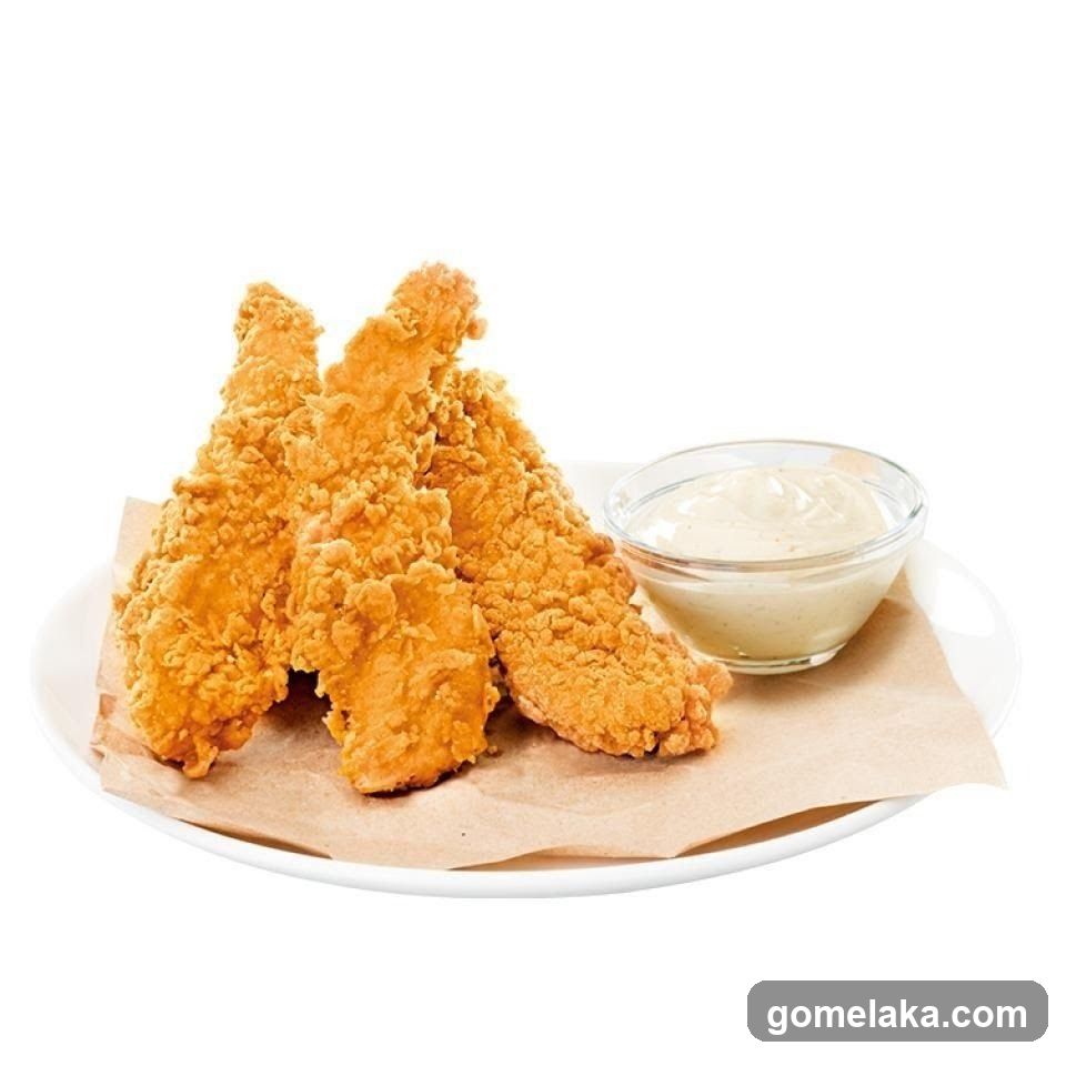Fried Chicken Tenders with Dip
