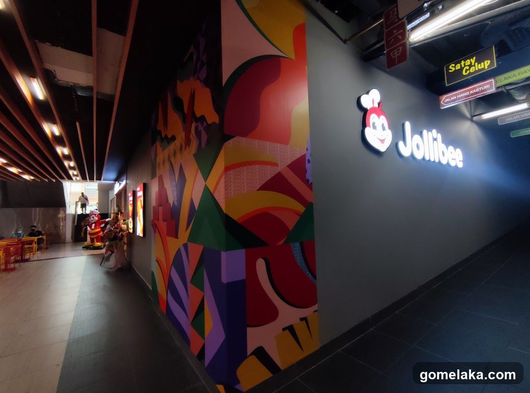 Jollibee Restaurant Interior Corridor