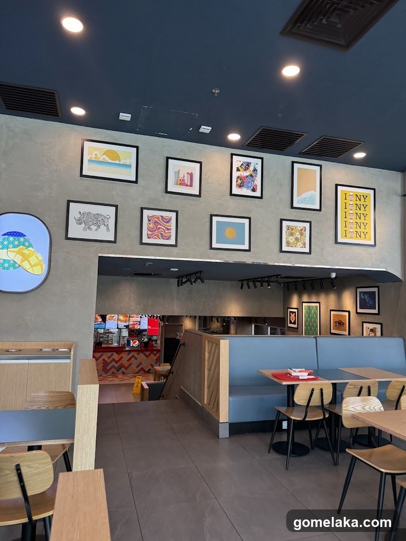 Interior of a café or restaurant