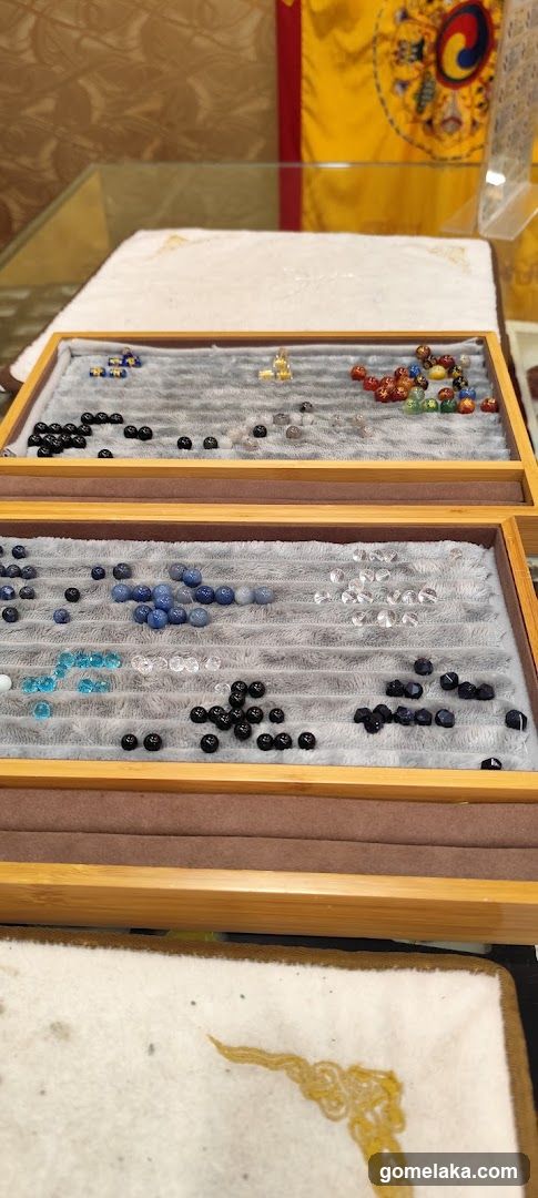 Display of Gemstones and Beads
