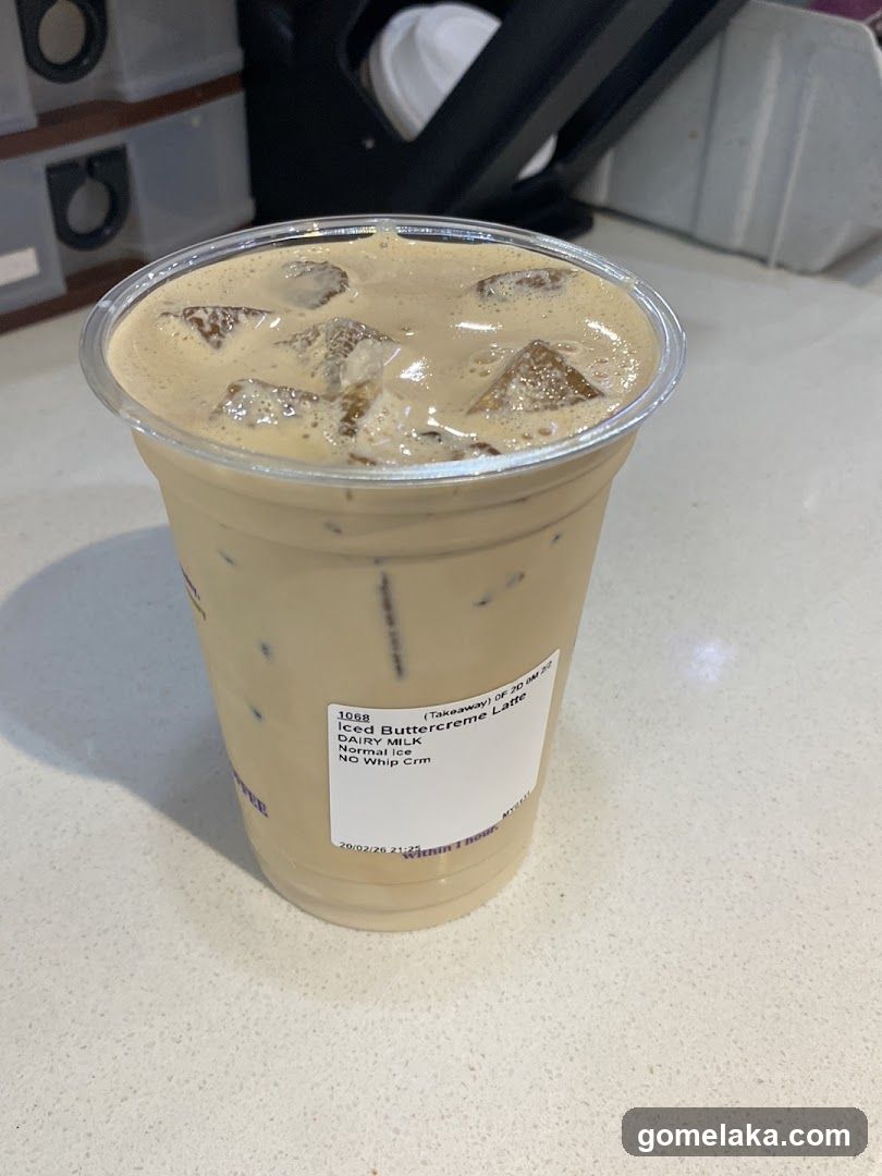 Iced Buttercream Latte