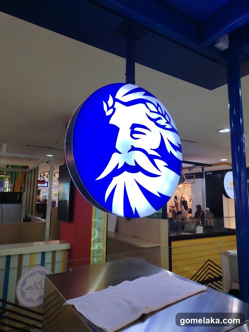 Interior of a food establishment
