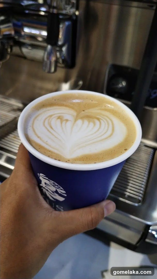 Coffee with latte art