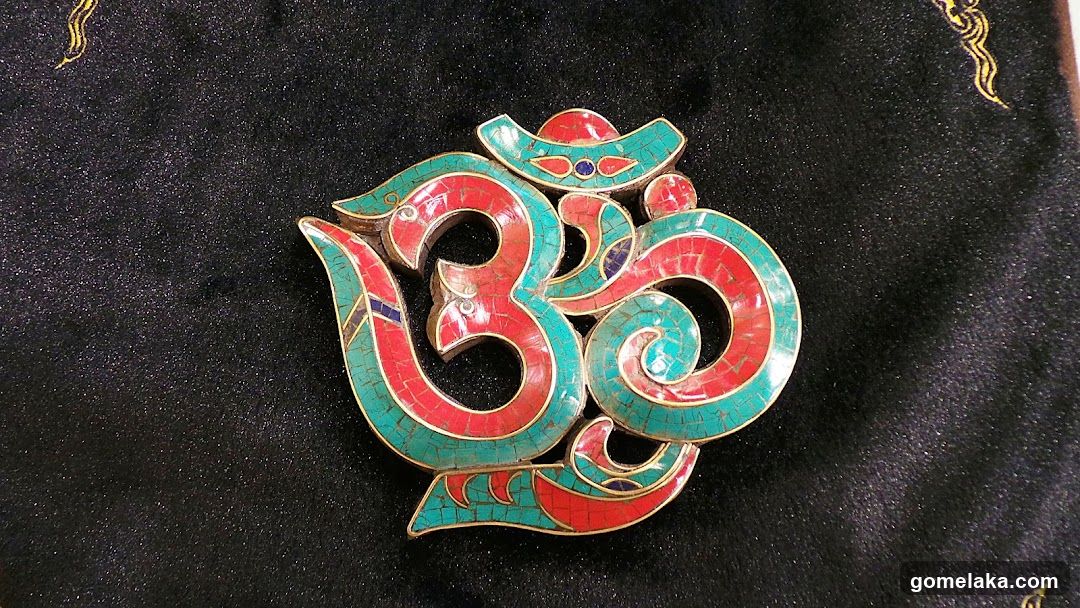 Om Symbol Brooch