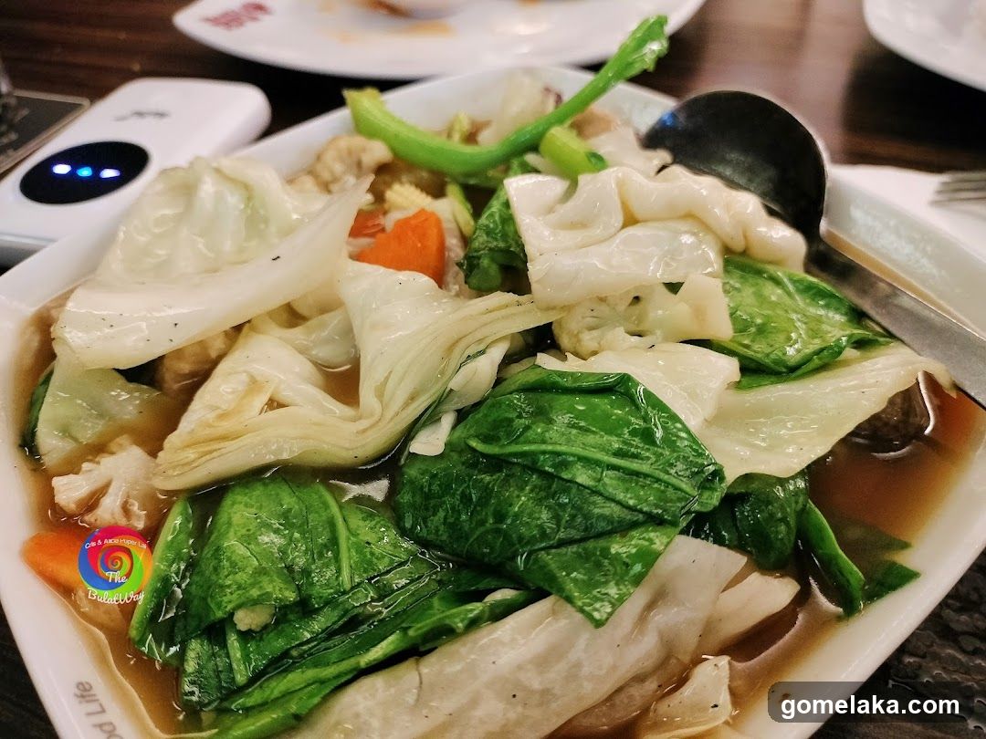 Food Dish in Restaurant Interior