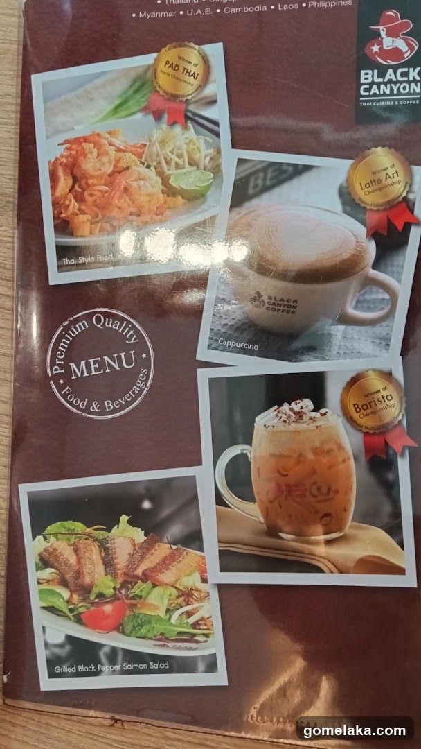 Black Canyon Coffee Menu