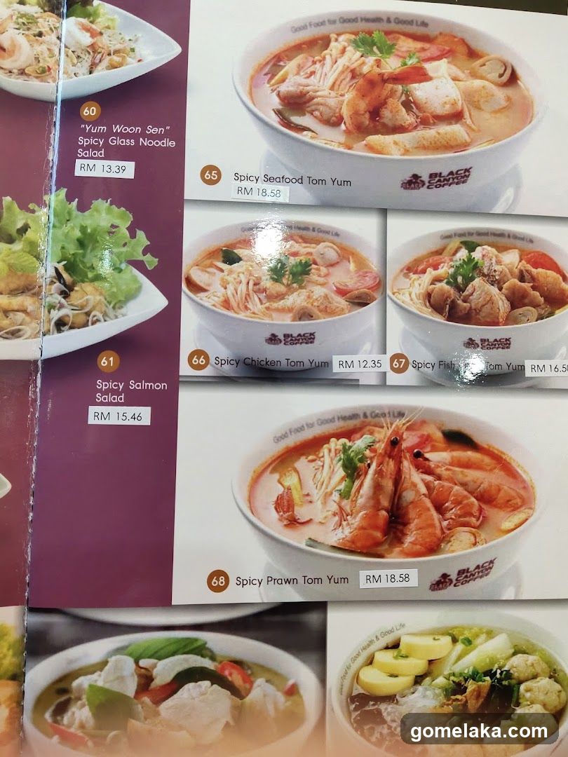 Restaurant Menu Page