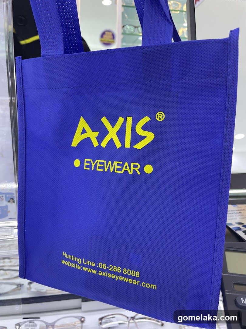 Blue Shopping Bag with Branding