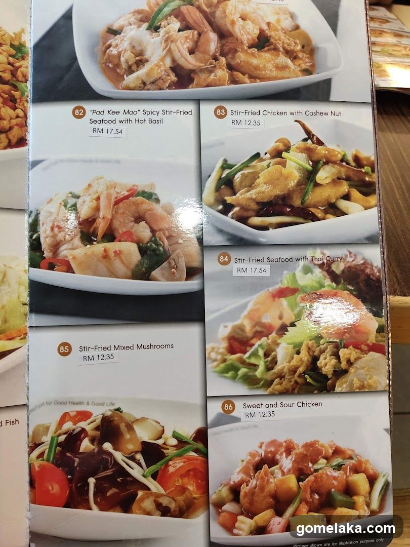 Restaurant Menu Page