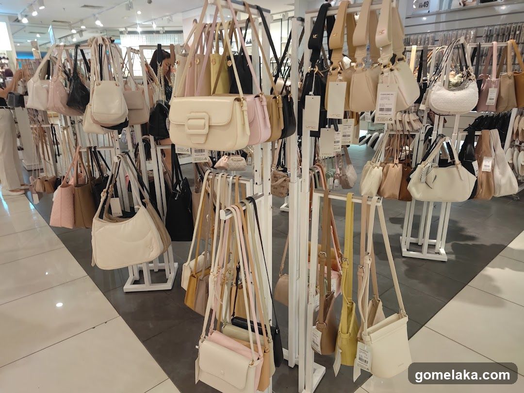 Handbag Display in Retail Store