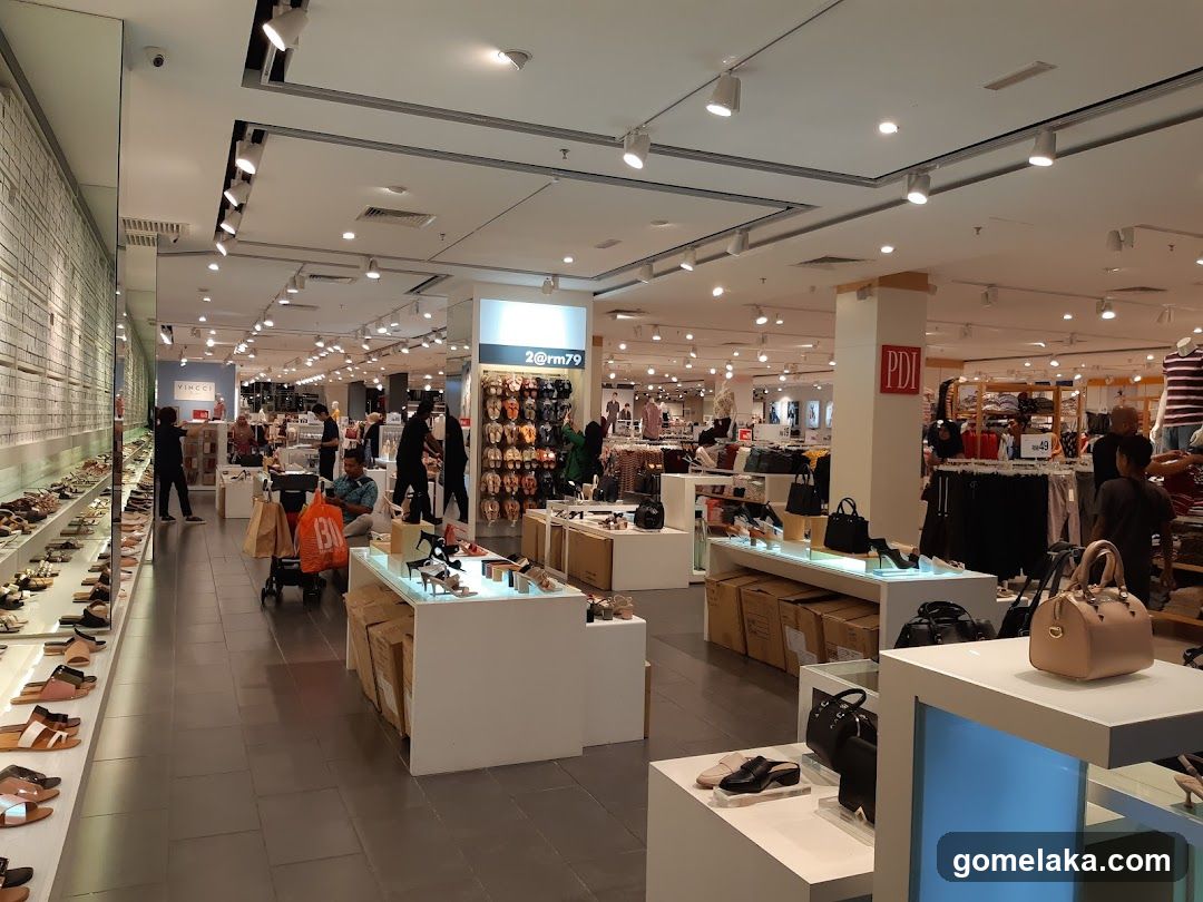 Interior of a retail store