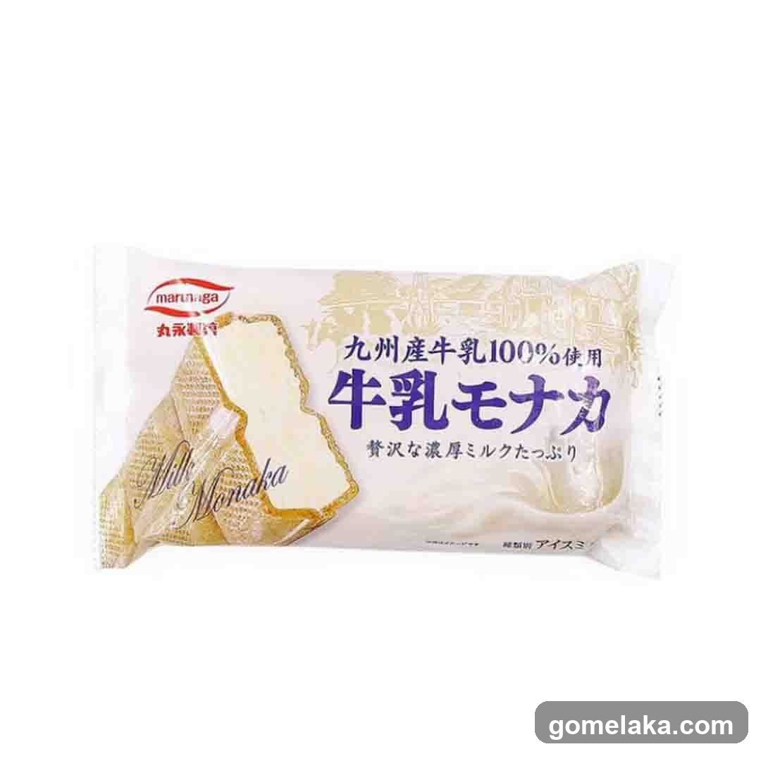 Mannniga Milk Monaka Ice Cream Package