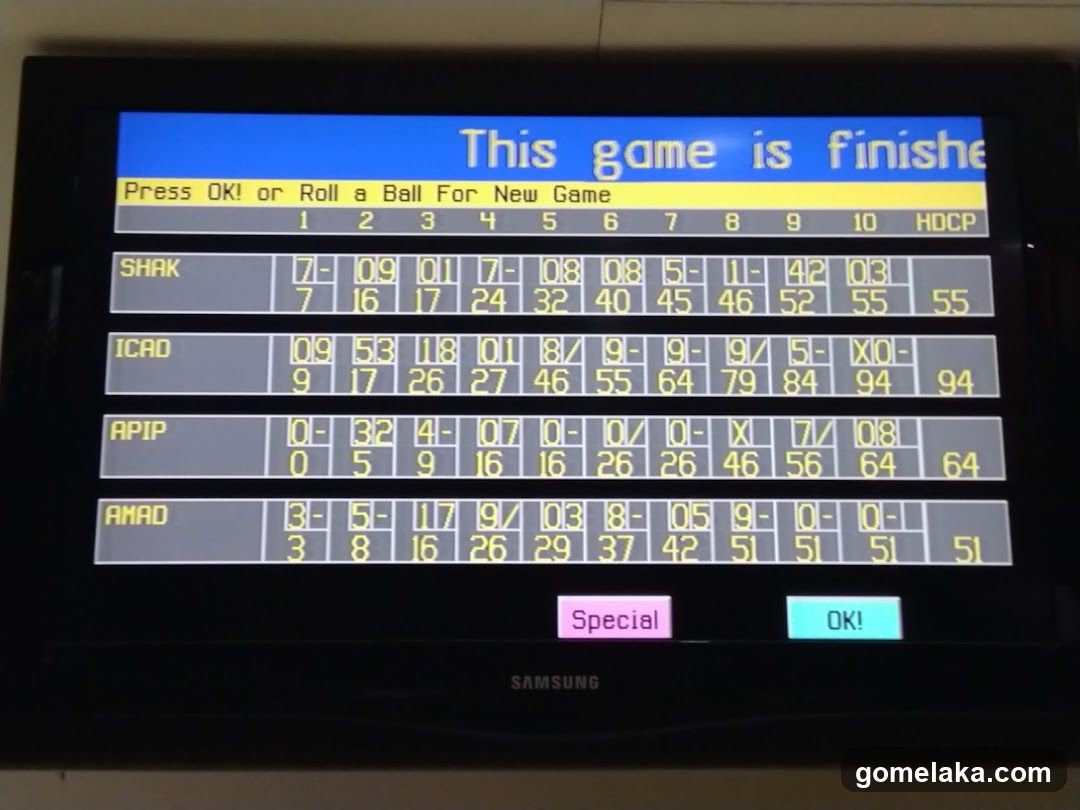 Bowling Scoreboard