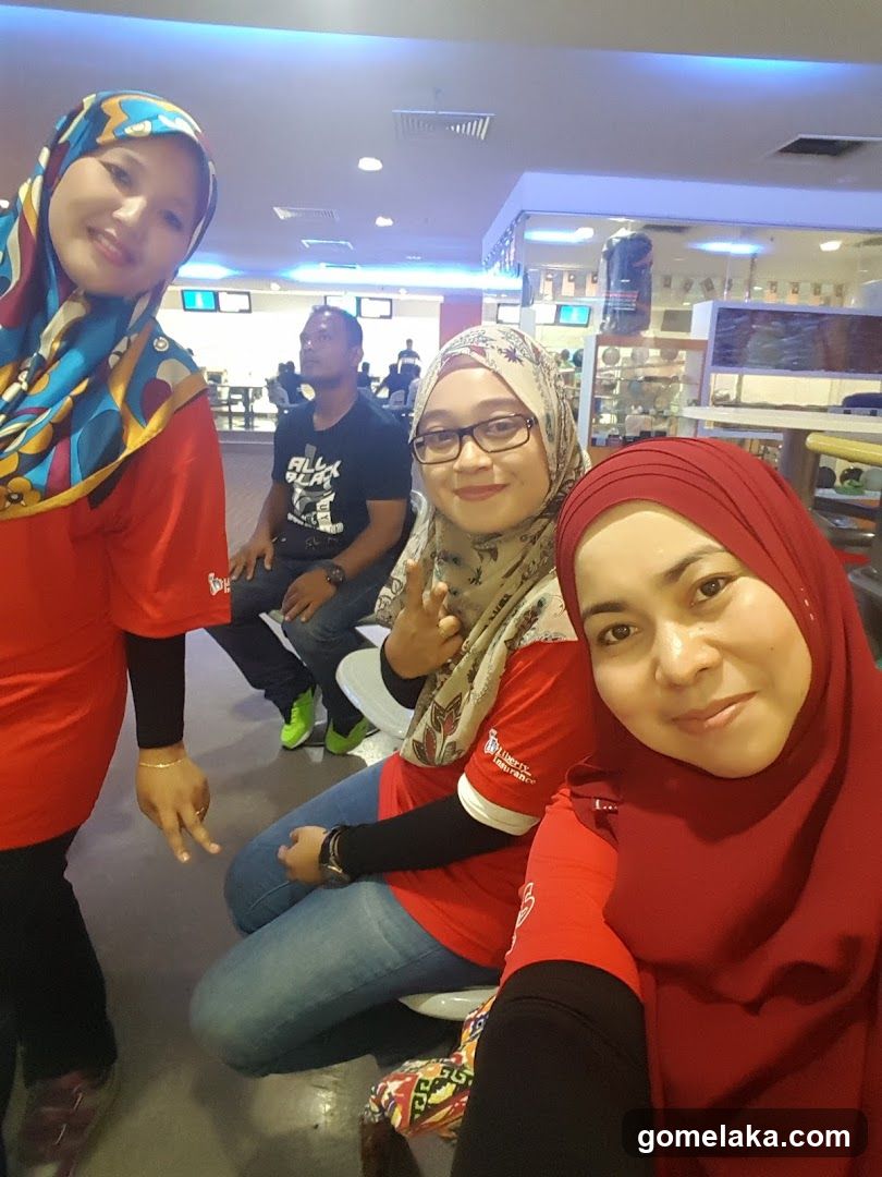 Group photo inside a commercial interior