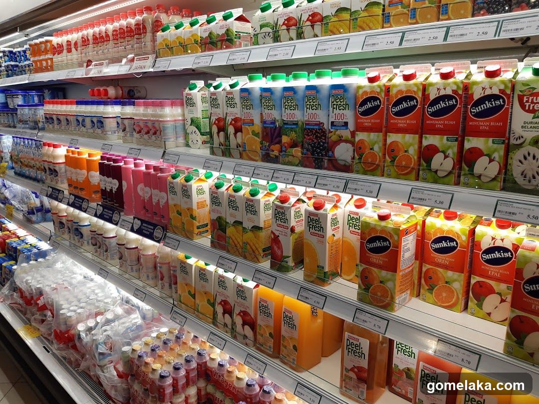 Supermarket Juice Section