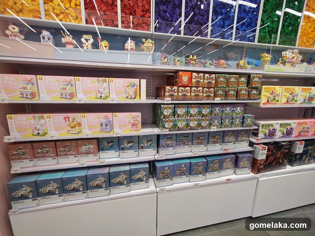 Store Interior with Toy Displays