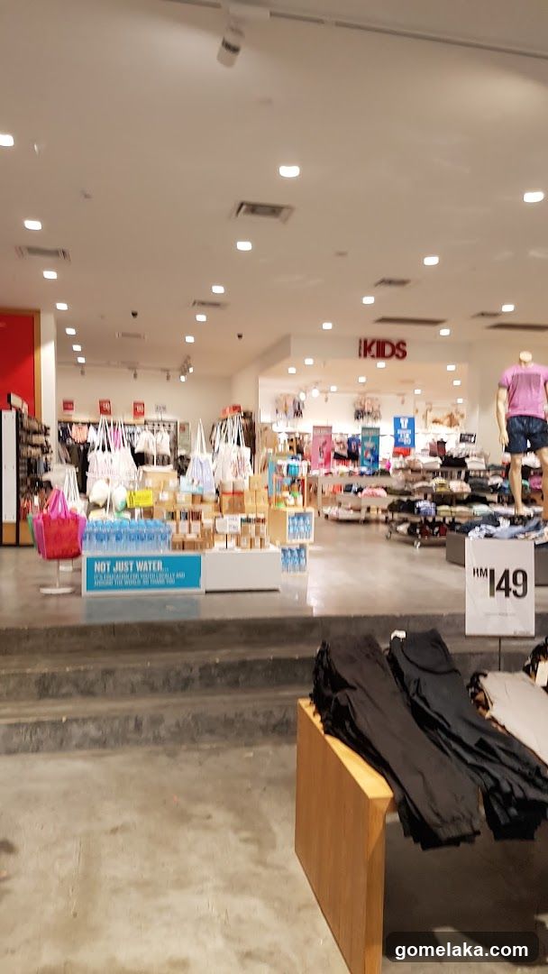 Interior of retail store
