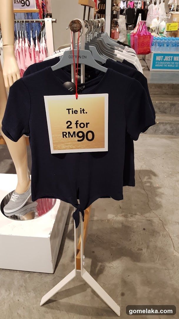 Clothing Display in Retail Store