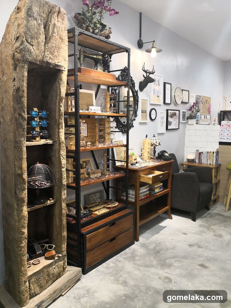 Interior of a retail space