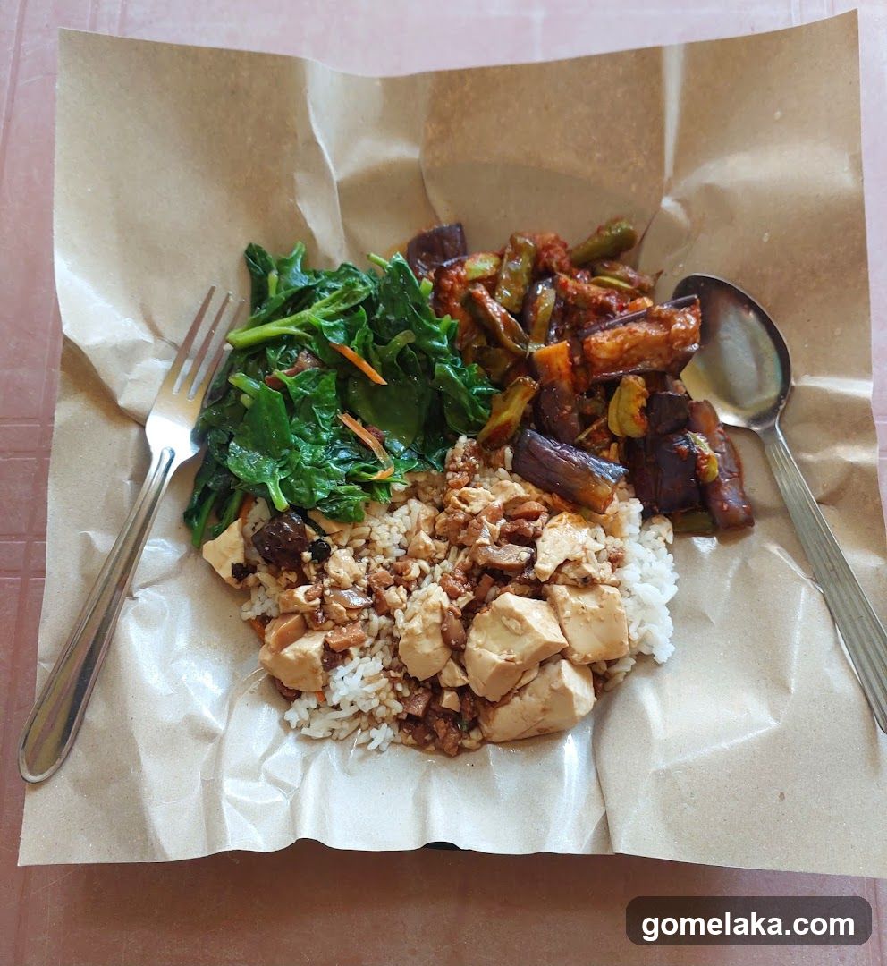 Food Plate on Paper