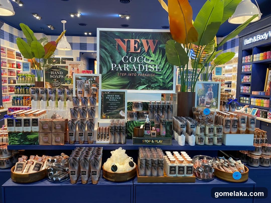 Bath & Body Works Store Interior