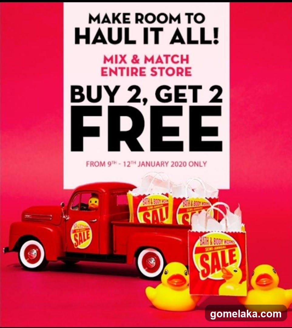 Bath & Body Works Sale Advertisement