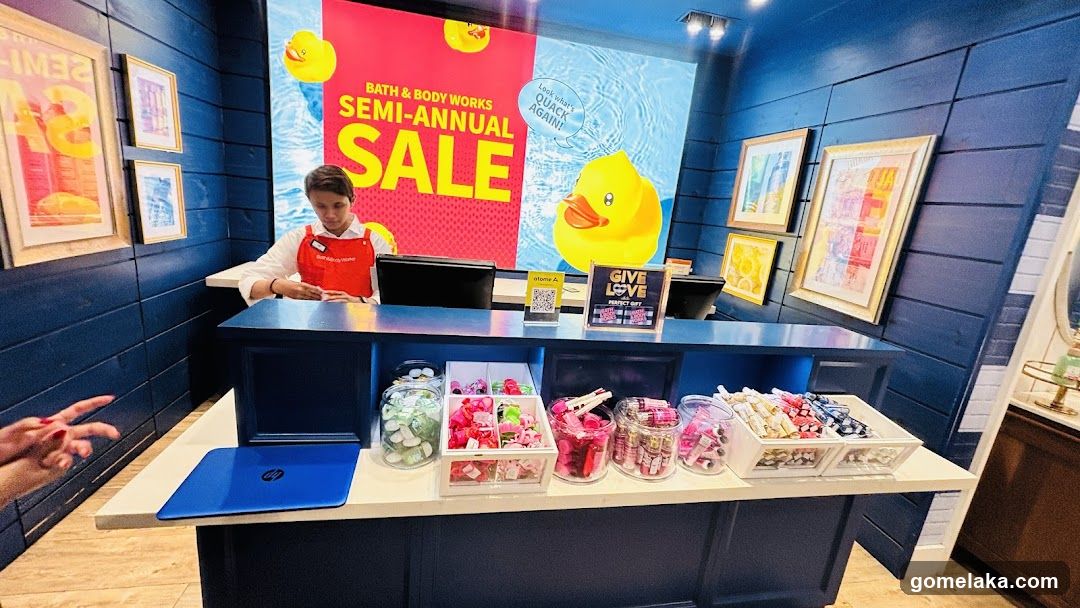 Bath & Body Works Semi-Annual Sale Counter