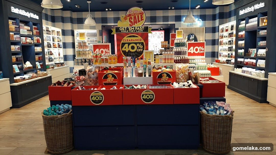 Bath & Body Works Store Interior