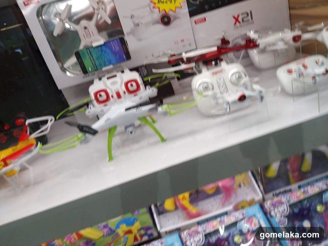 Drone Display in Store