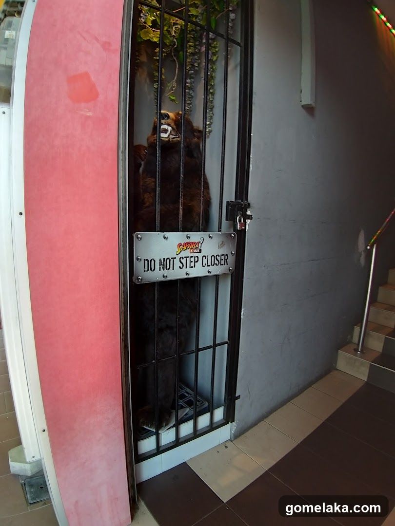 Entrance with Bear Display
