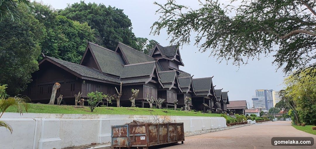 Traditional wooden building complex