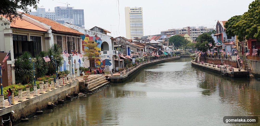 Riverfront Street Scene