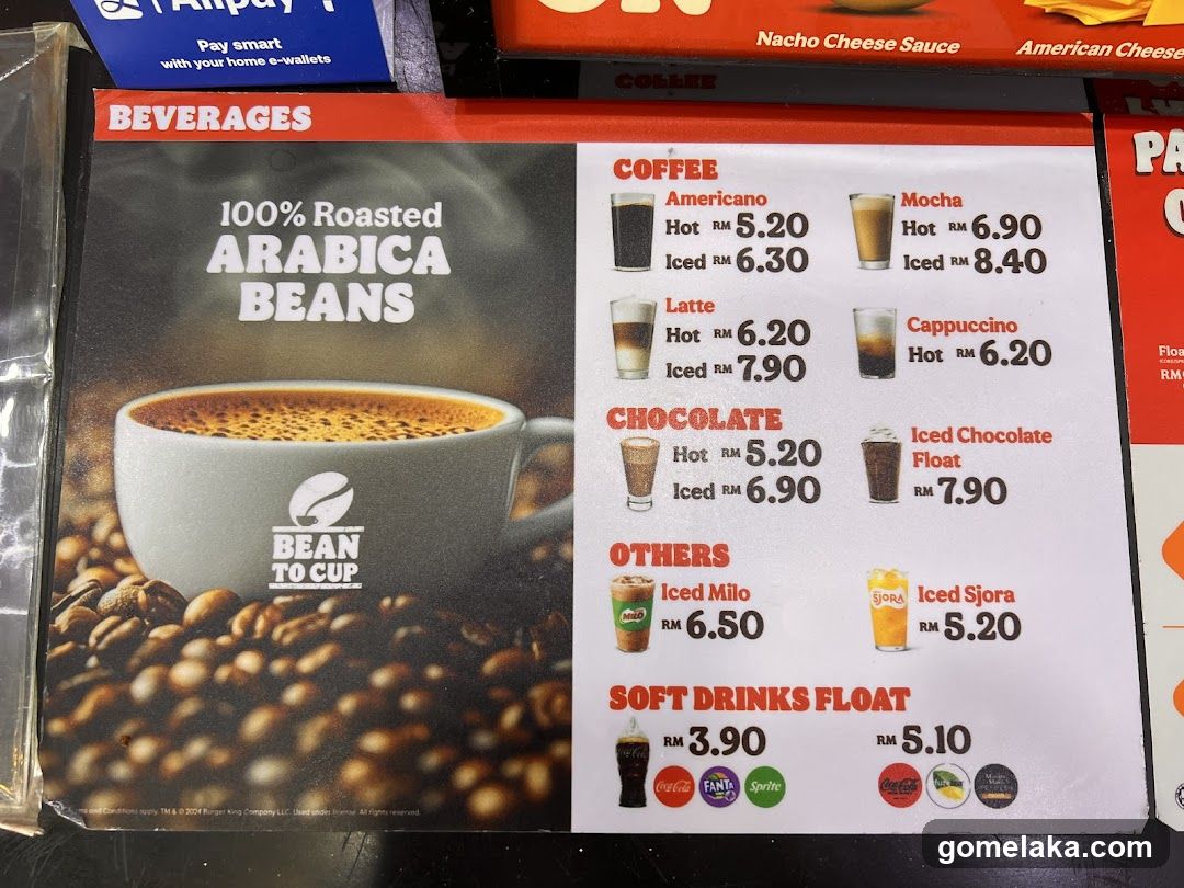 Beverages Menu
