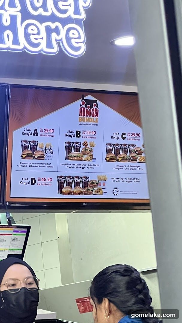 Kongsi Bundle Menu Display