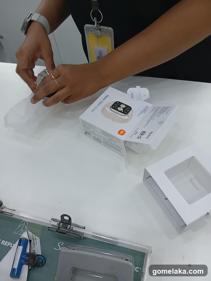 Staff handling product packaging