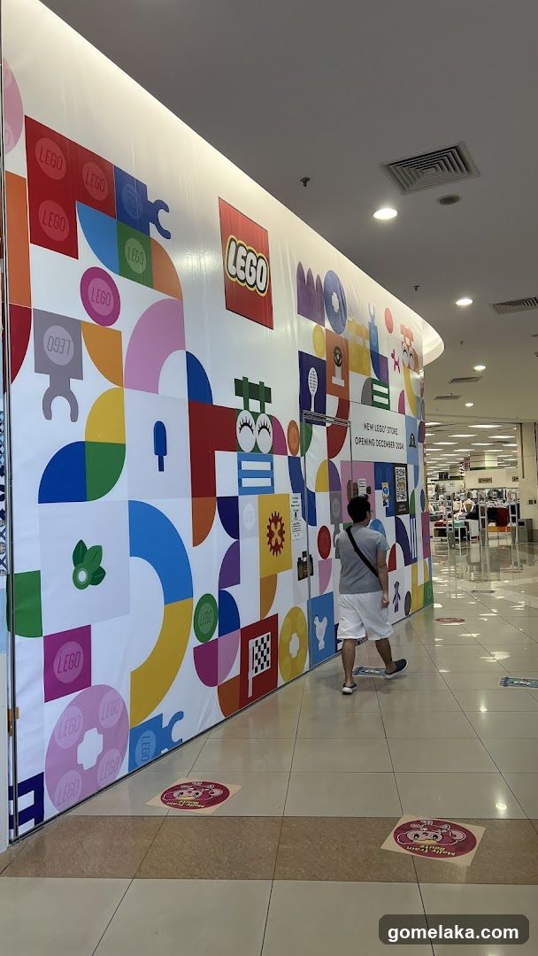 Lego Store Promotional Wall