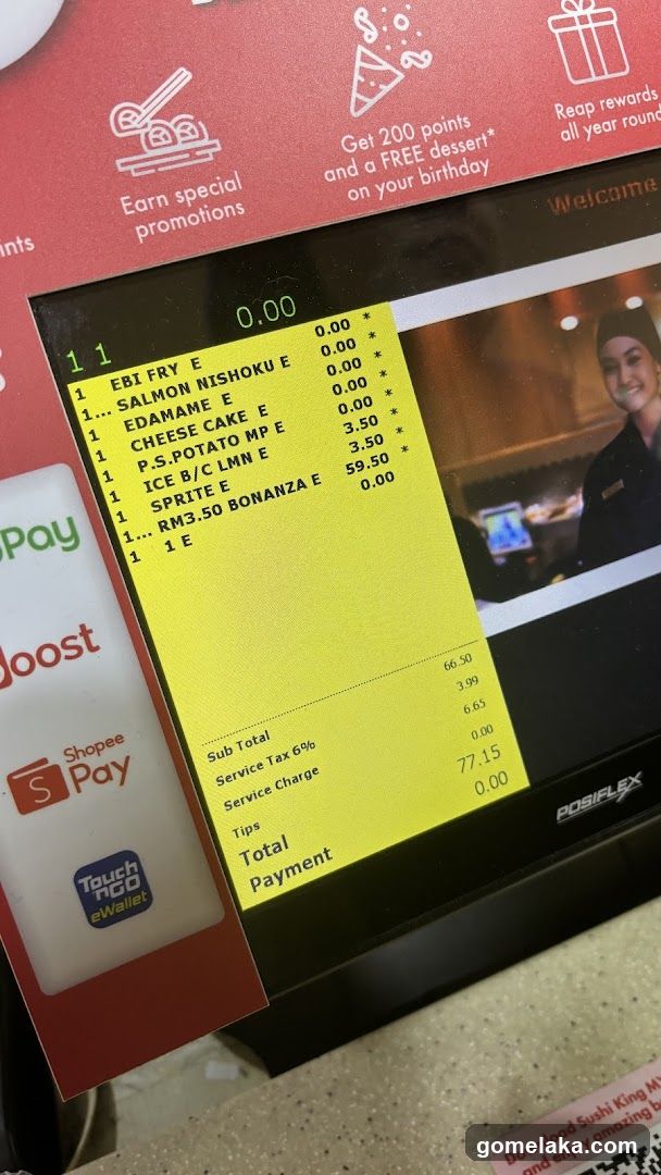 Restaurant Counter Display