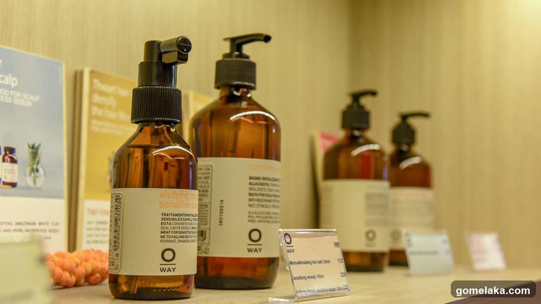 Hair Care Products Display