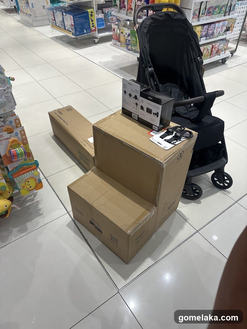Store Interior with Baby Products