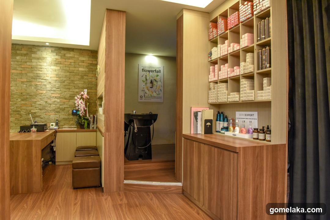 Interior of a beauty or salon space